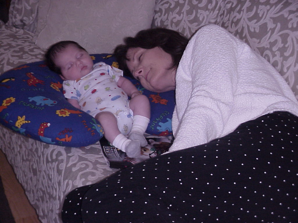 Exhausted Mommy and Wesley